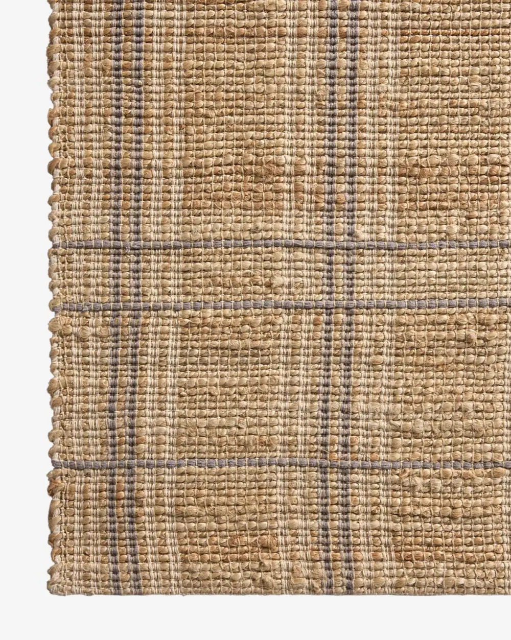 Refined Raised-Weave Handwoven Jute Area Rug