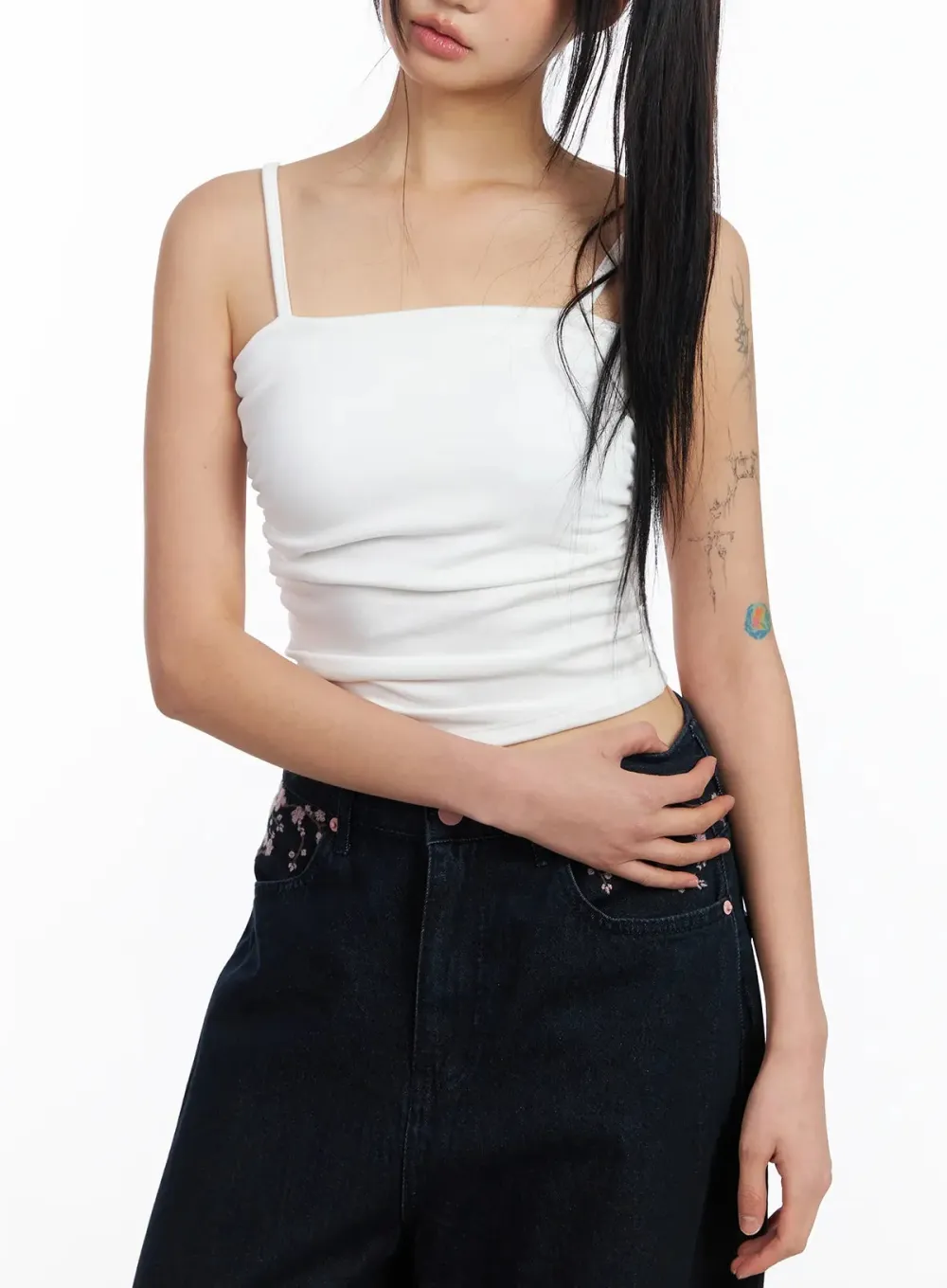 Shirred Tank Top