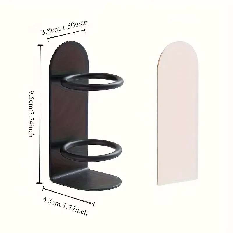 Bathroom Double-Ring Storage Rack