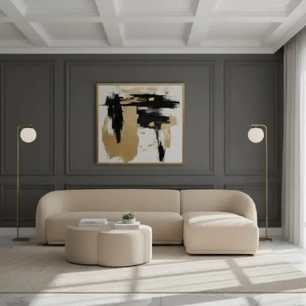 Statement Sectional Curved Sectional Sofa