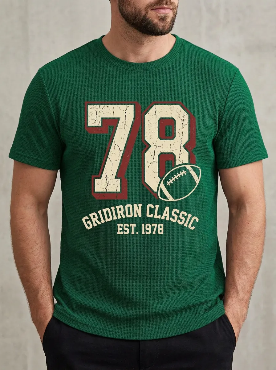 Men's Stadium Gridiron Helmet Graphic T-Shirt
