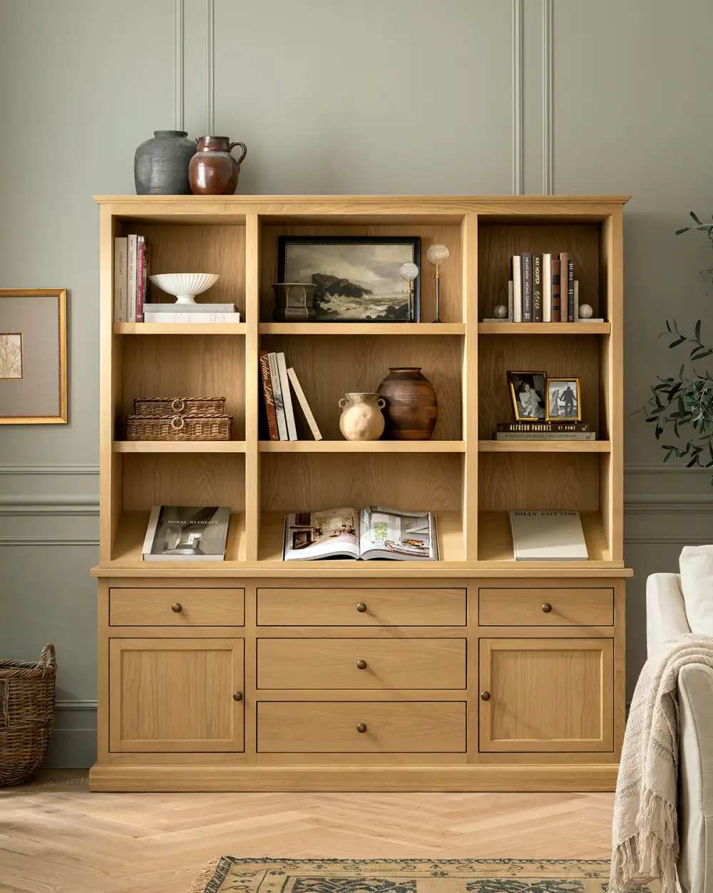 Storage Oak Cabinet