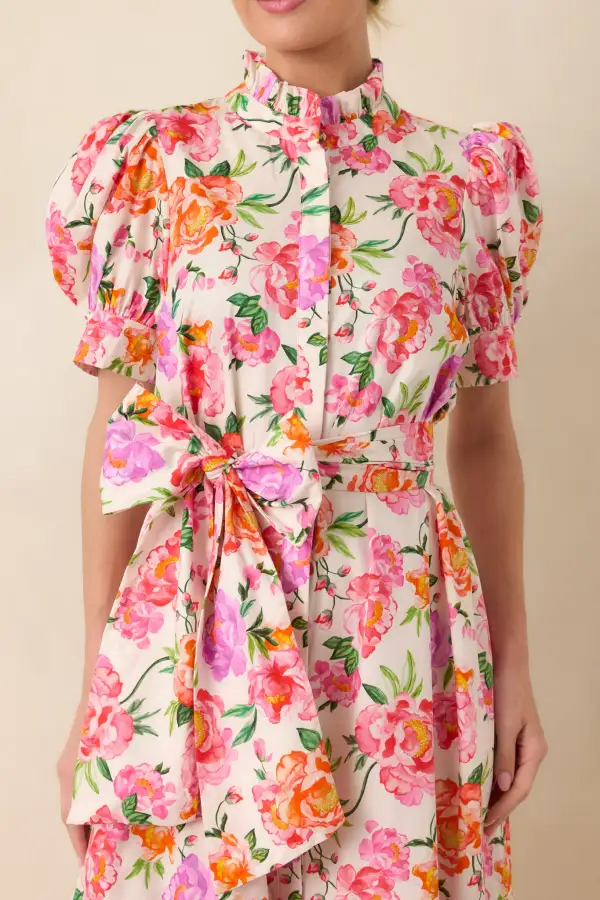 Floral Marguerite Maxi Dress