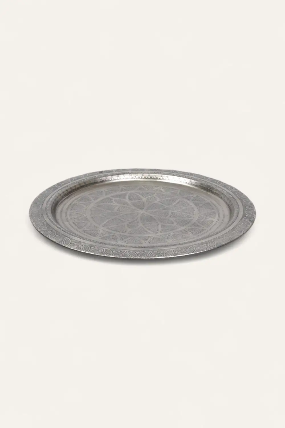 Engraved Steel Heritage Serving Tray