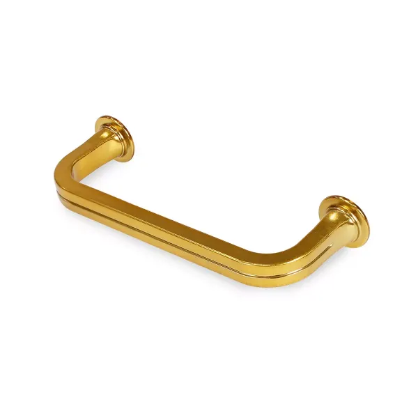 2-Piece Brass Cabinet Drawer Pull Set 3.75-Inch