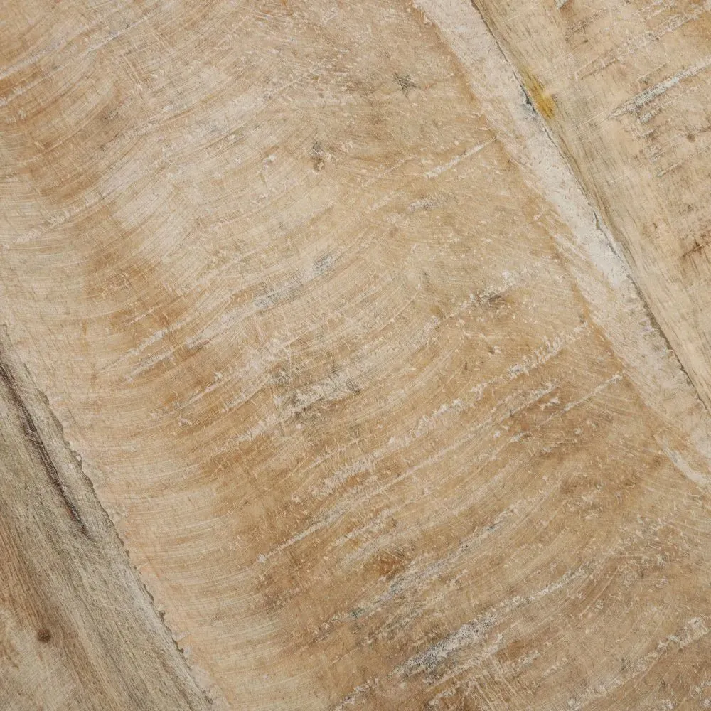 Round Mango Wood Dining Table