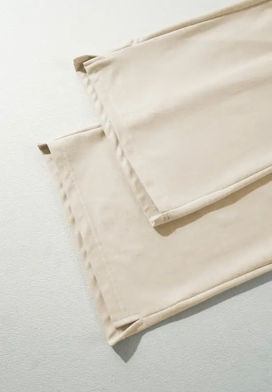 Easy Fit Drawstring Wide Leg Pants
