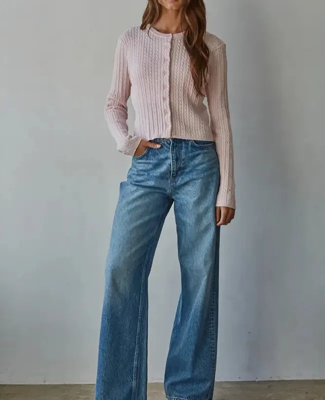 Pink Cotton Blend Top