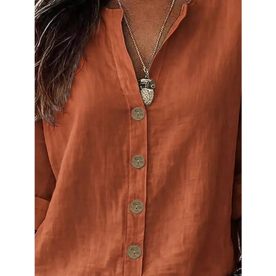 Soft Button Up Long Sleeve Shirt