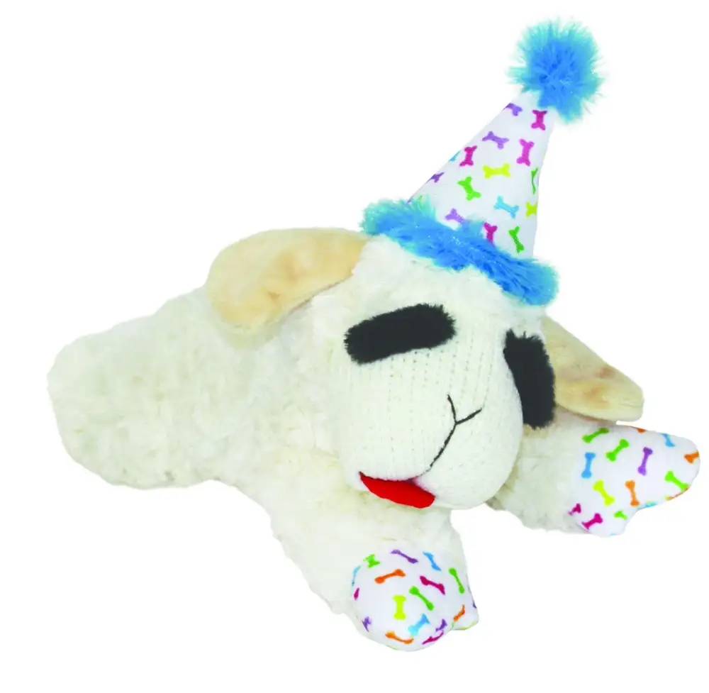 Lightweight Lamb Chop Plush Dog Toy