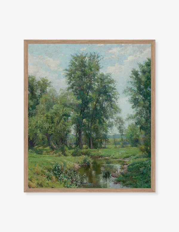 Springtime in Lyme Art Print