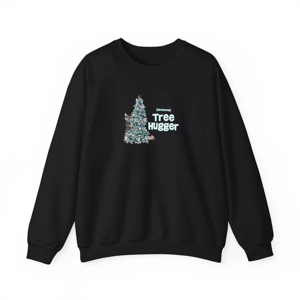Tree Hugger Cat Crewneck Sweatshirt