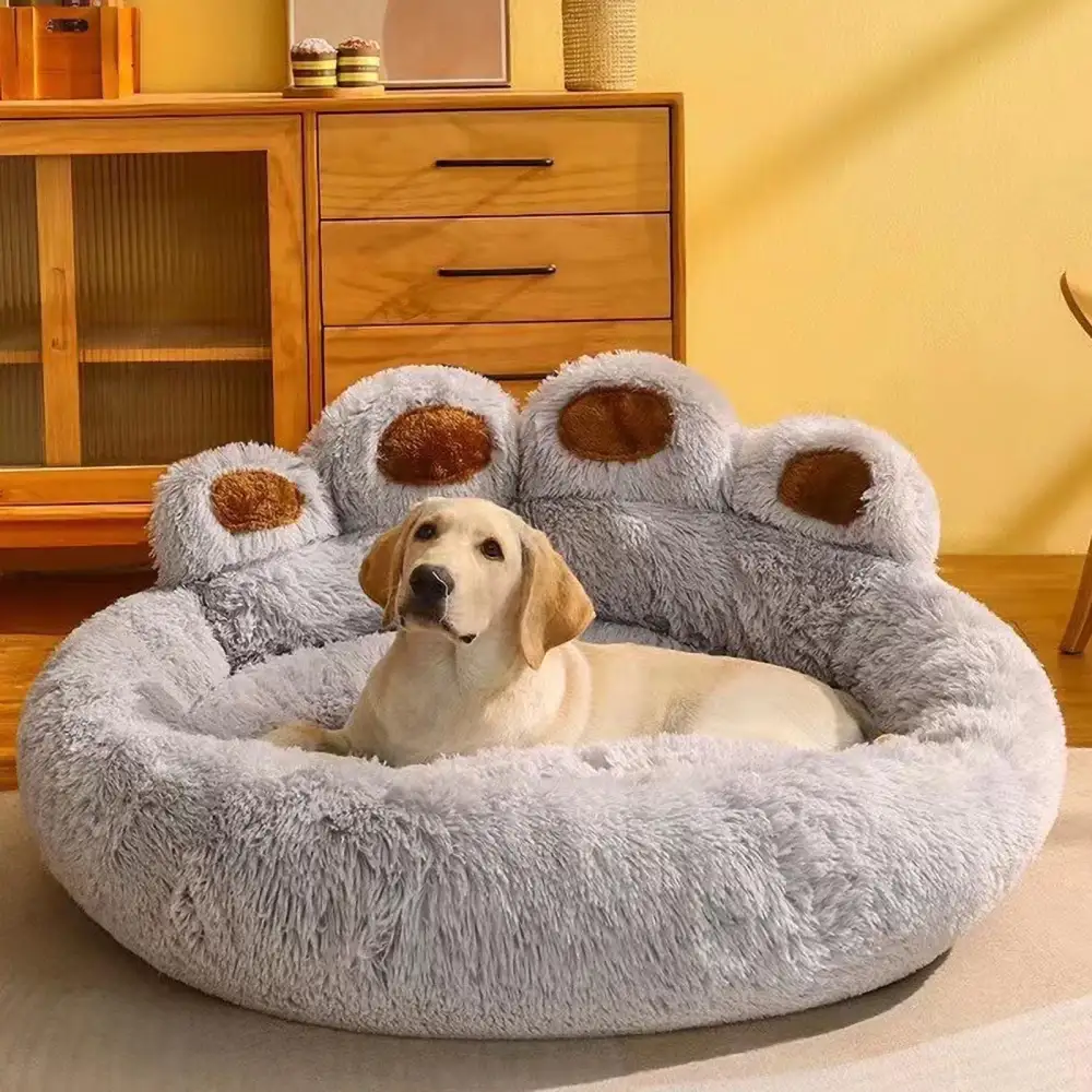 Soft Faux Fur Pet Cushion Bed