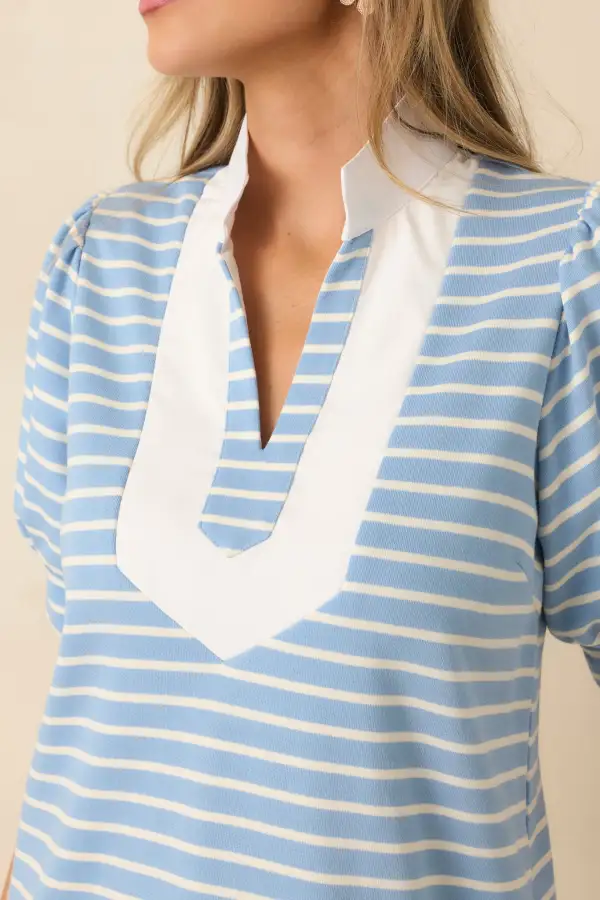 Striped Easy Mini Dress