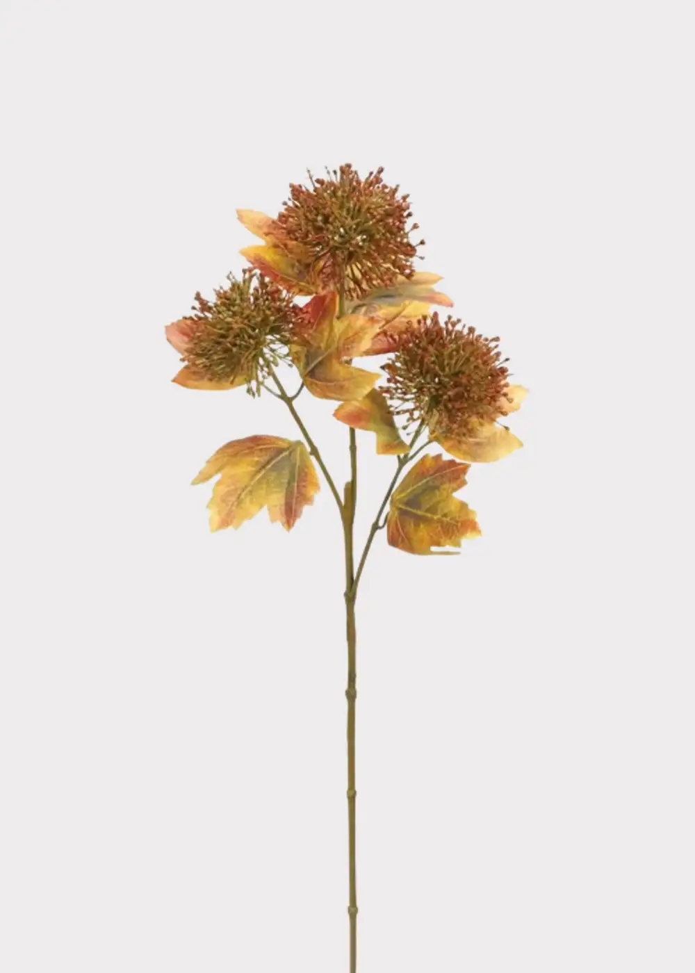 Artificial Thistle Wildflowers Floral Stem