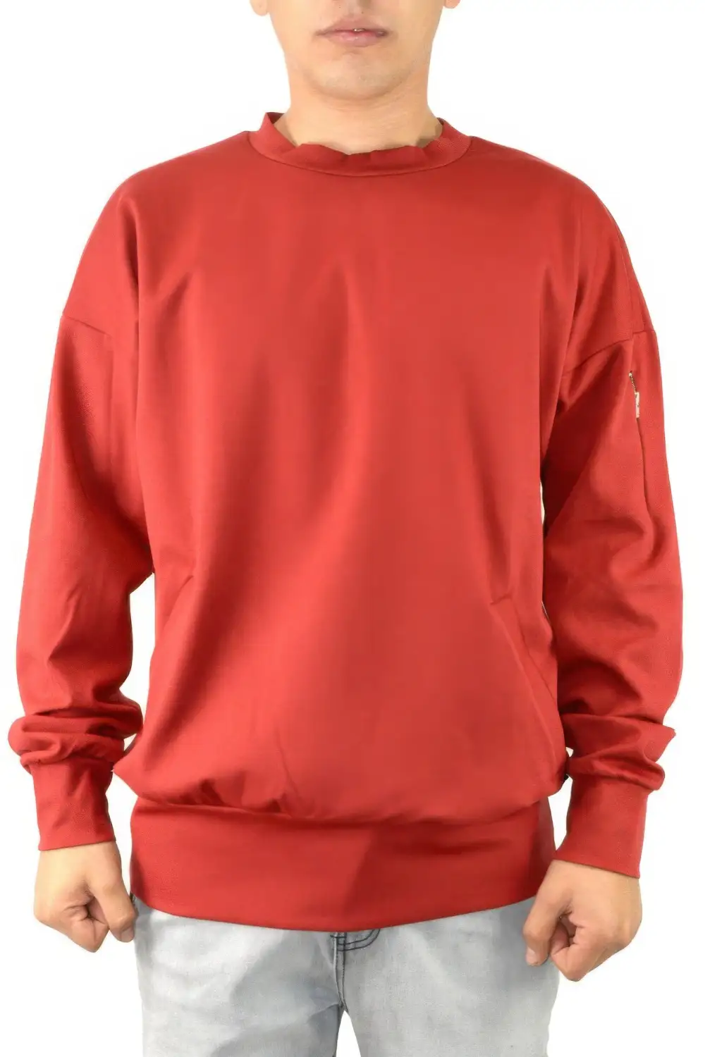 Men's Casual Long Sleeve Pullover Sweatshirts Jacket