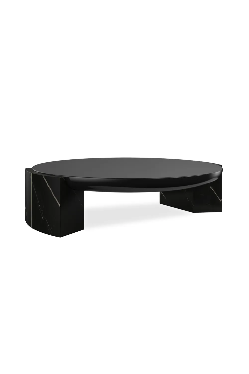 Low-Profile Round Coffee Table