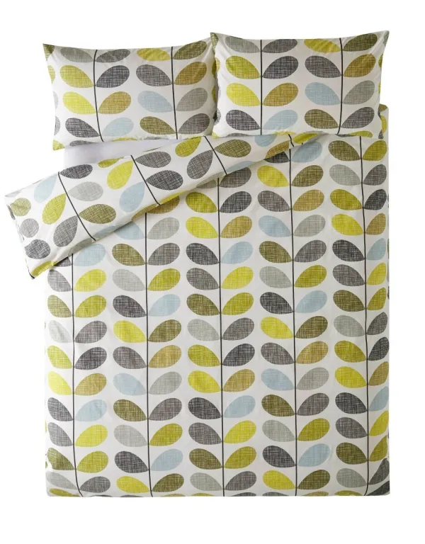Polished Bedroom Printed Cotton Duvet Cover Set