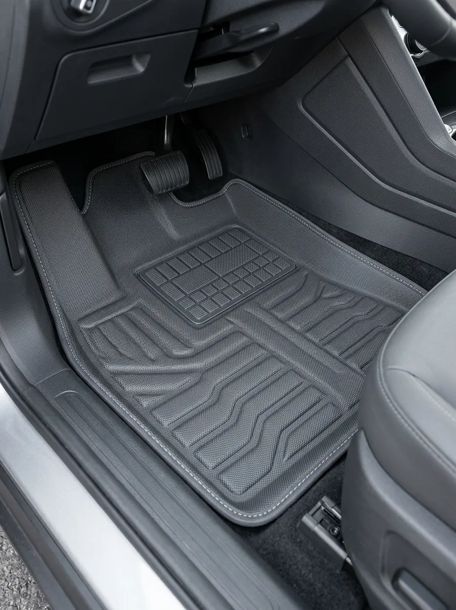 Grid Textured Car Floor Mats