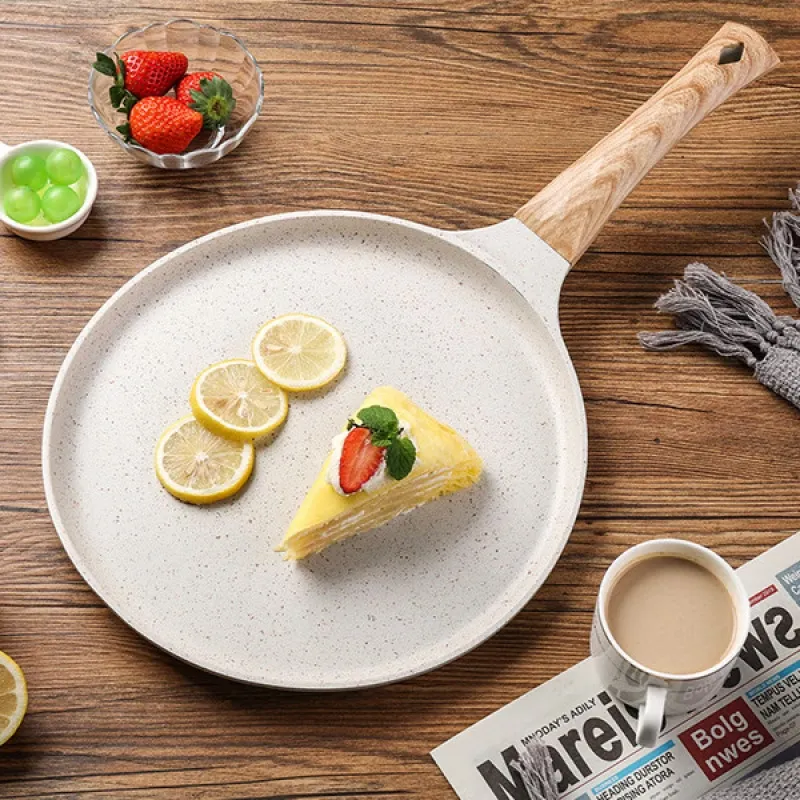 Wooden Handle Crepe Pan