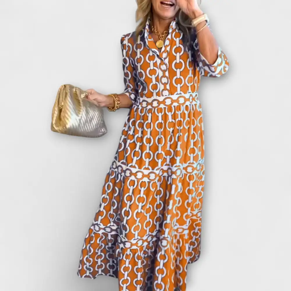 Printed Everyday Midi Dress