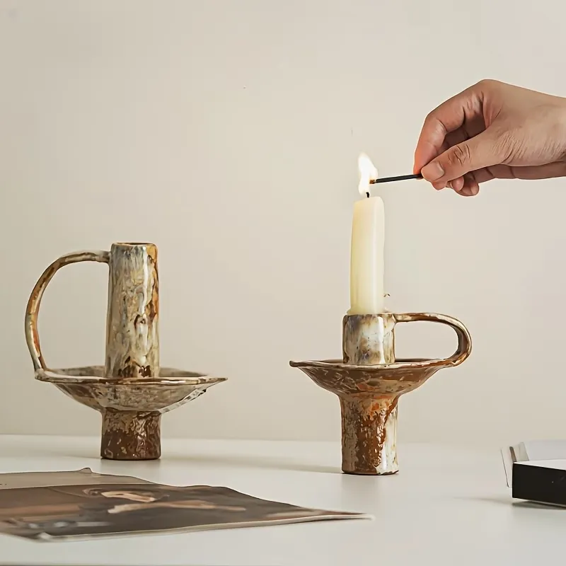 Vintage Handle Candle Stand