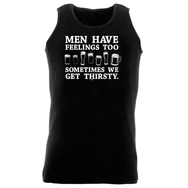 Thirsty Feelings Graphic Tank Top
