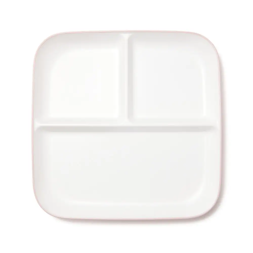 Divided Square Plate for Appetizer Serving