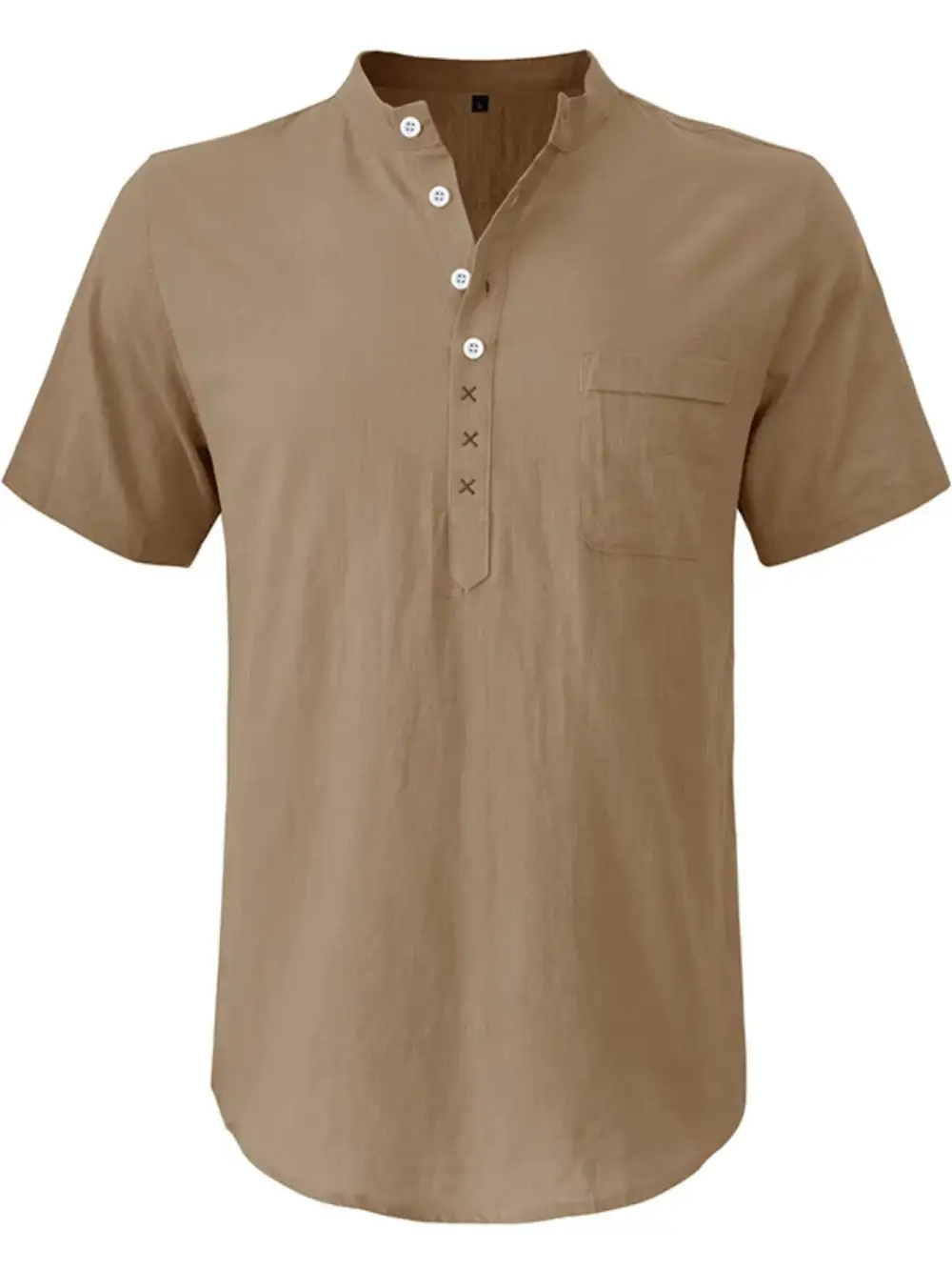 Textured Collared Short Sleeve Polo Shirt