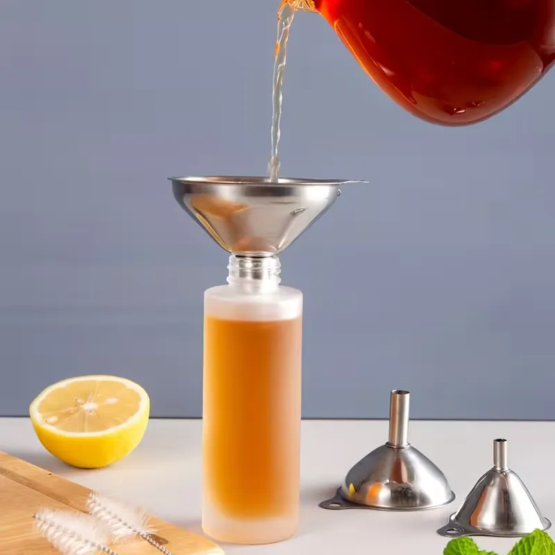 Multi-Size Stainless Steel Funnel Set