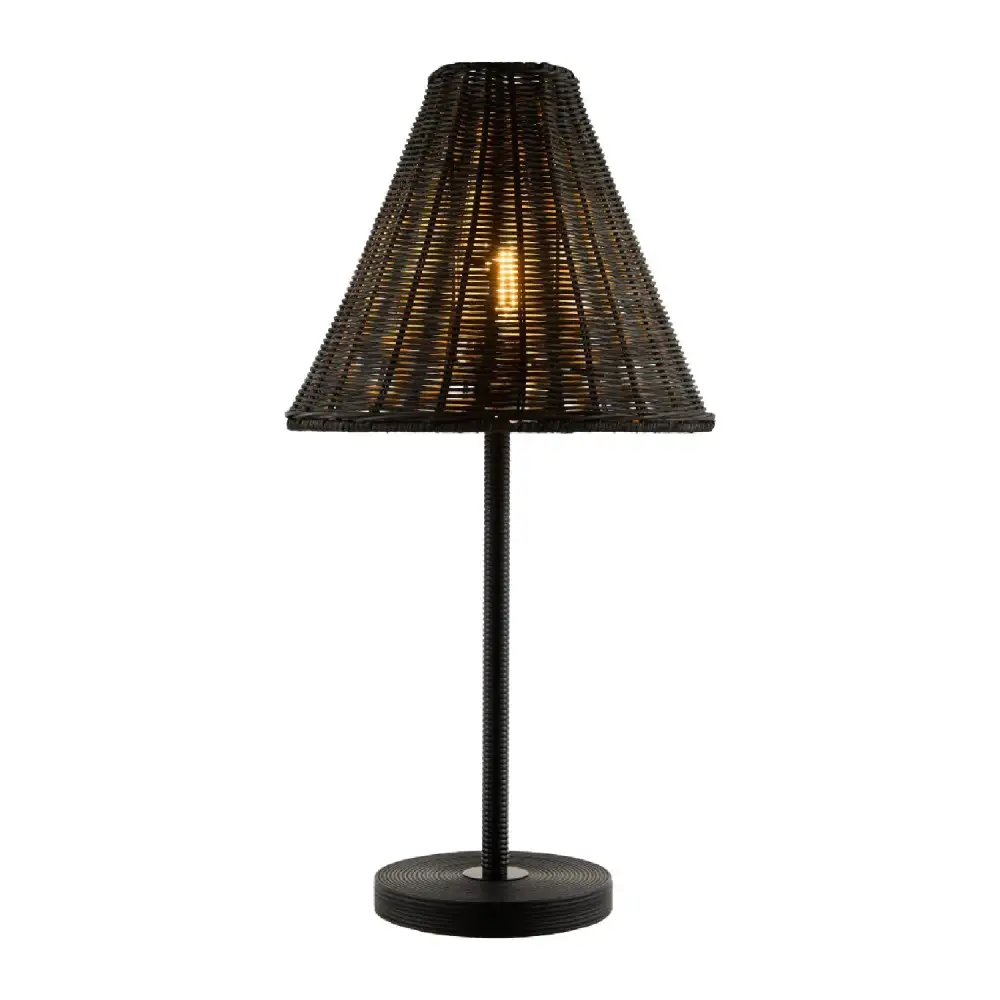 Organic Painted Minimalist Metal Iron Table Lamp