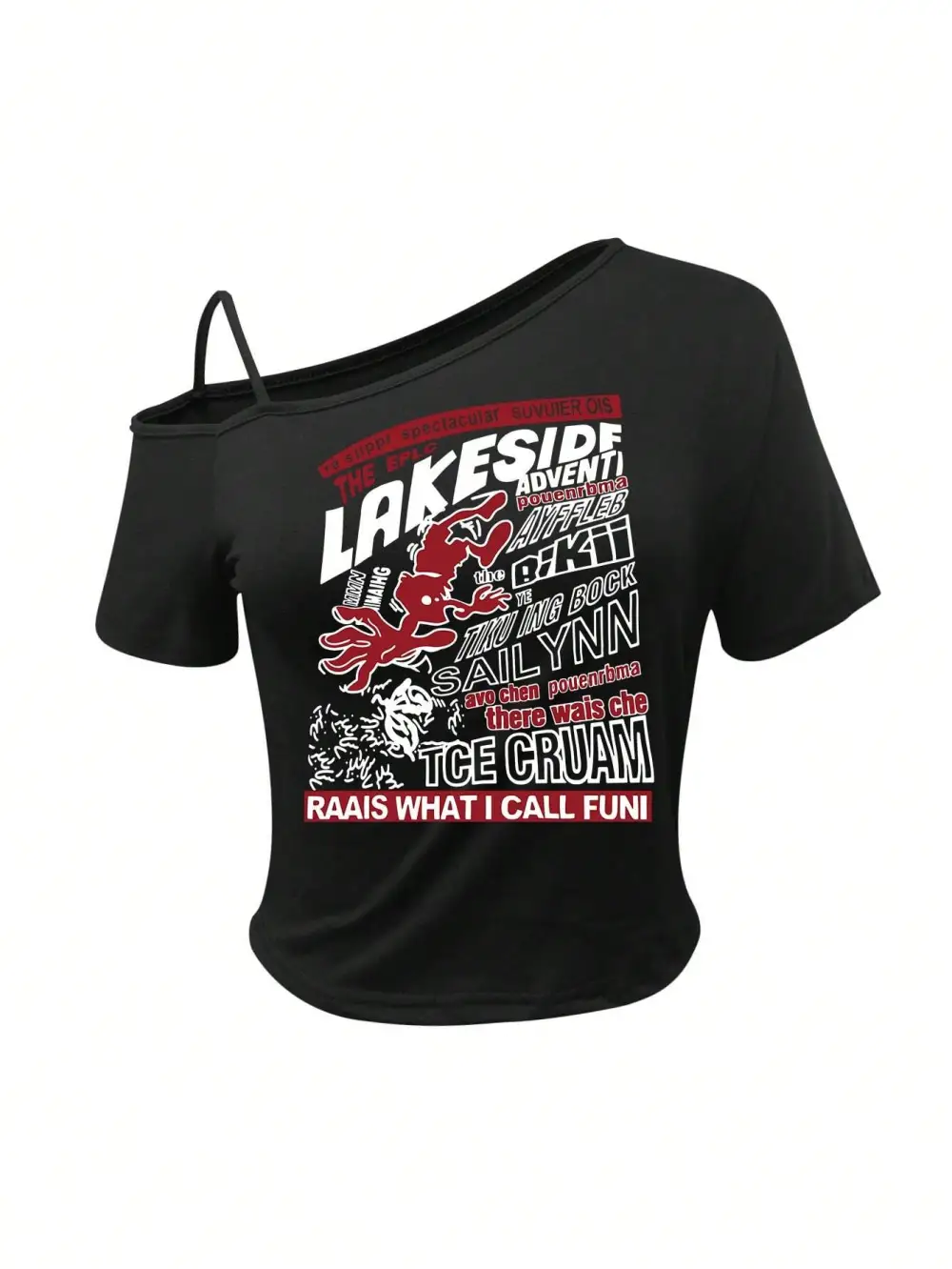 Women Slogan Graphic T-Shirt