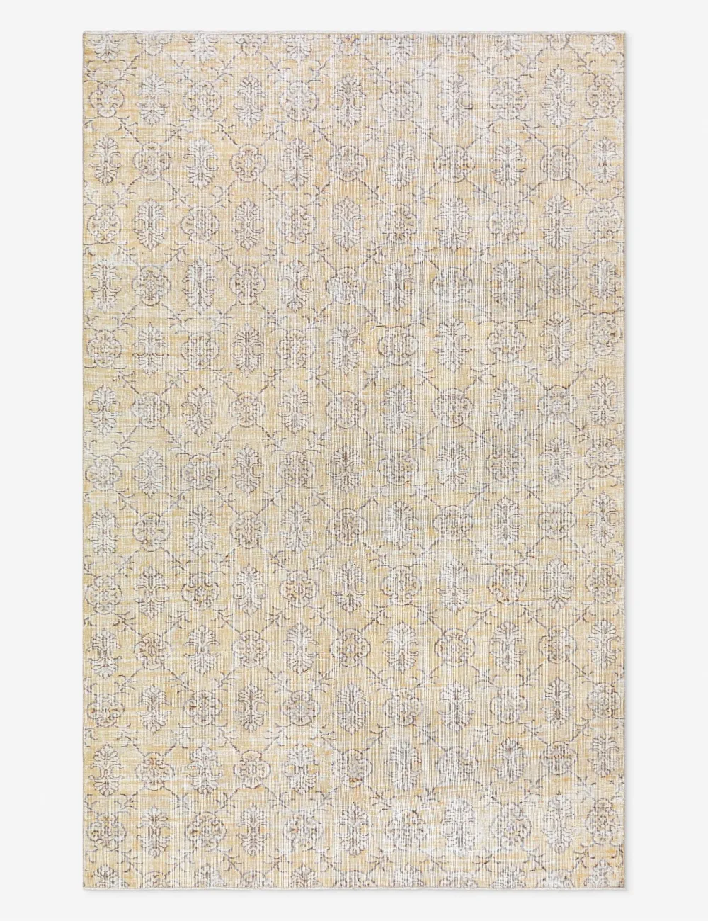Rich Striking Warm Turkish Inspired Hand Knotted Wool Area Rug