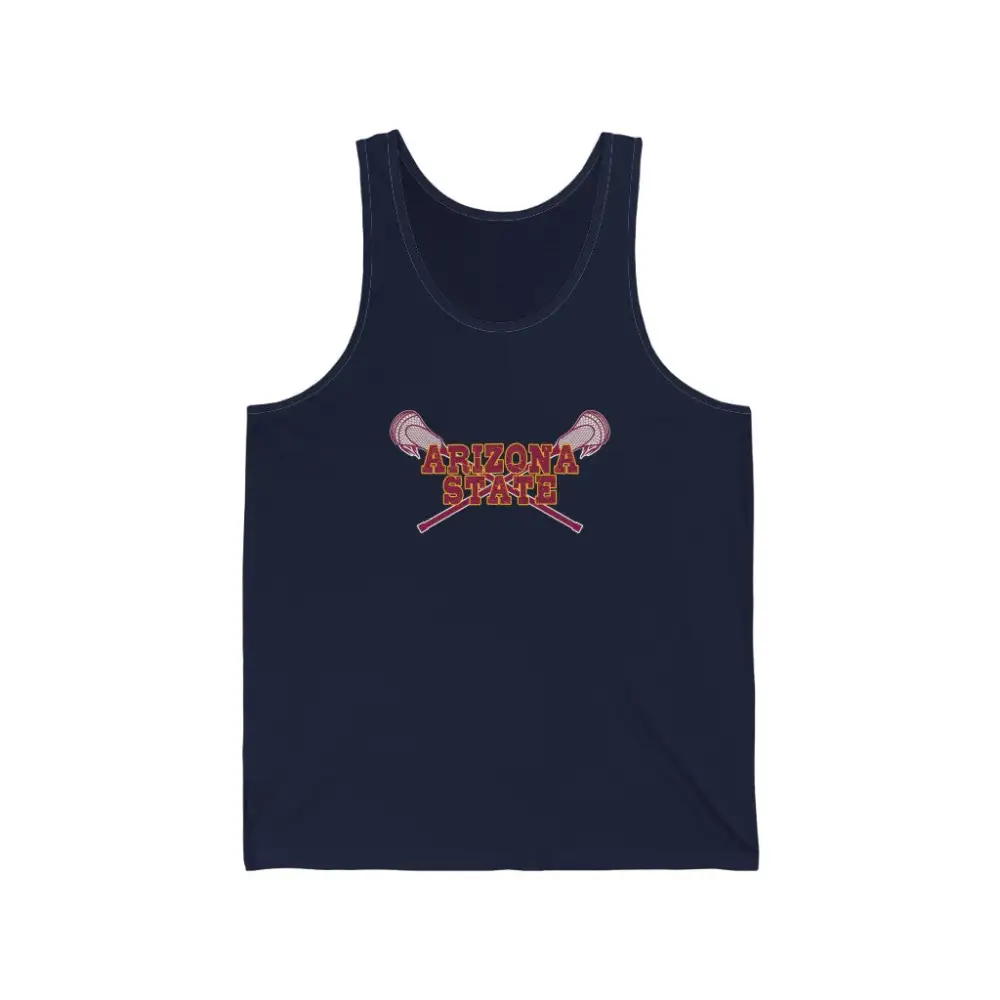Arizona State Lacrosse LAX Sticks Tank Top