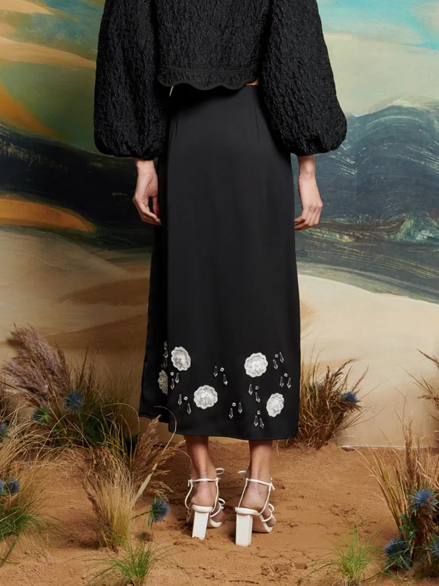 Desert Hearts Midi Skirt