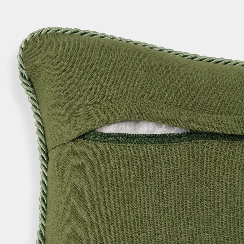 Ivory Bloom Velvet Cushion Cover