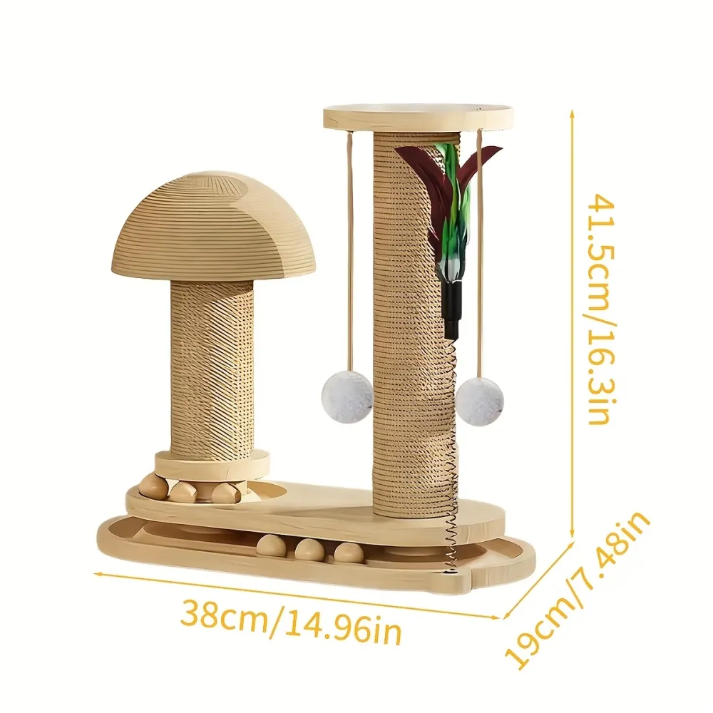 Multi-Activity Cat Scratching Post
