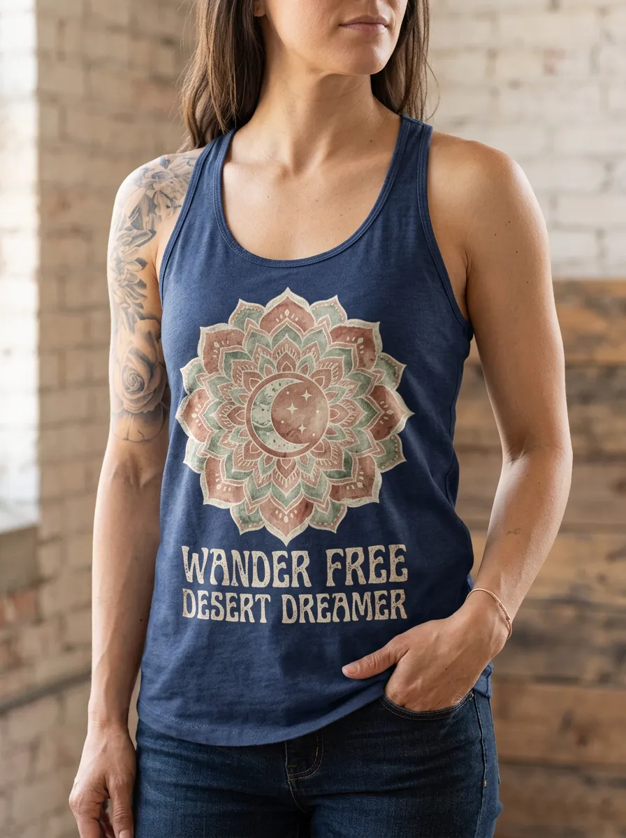 Boho Desert Dreamer Tank Top