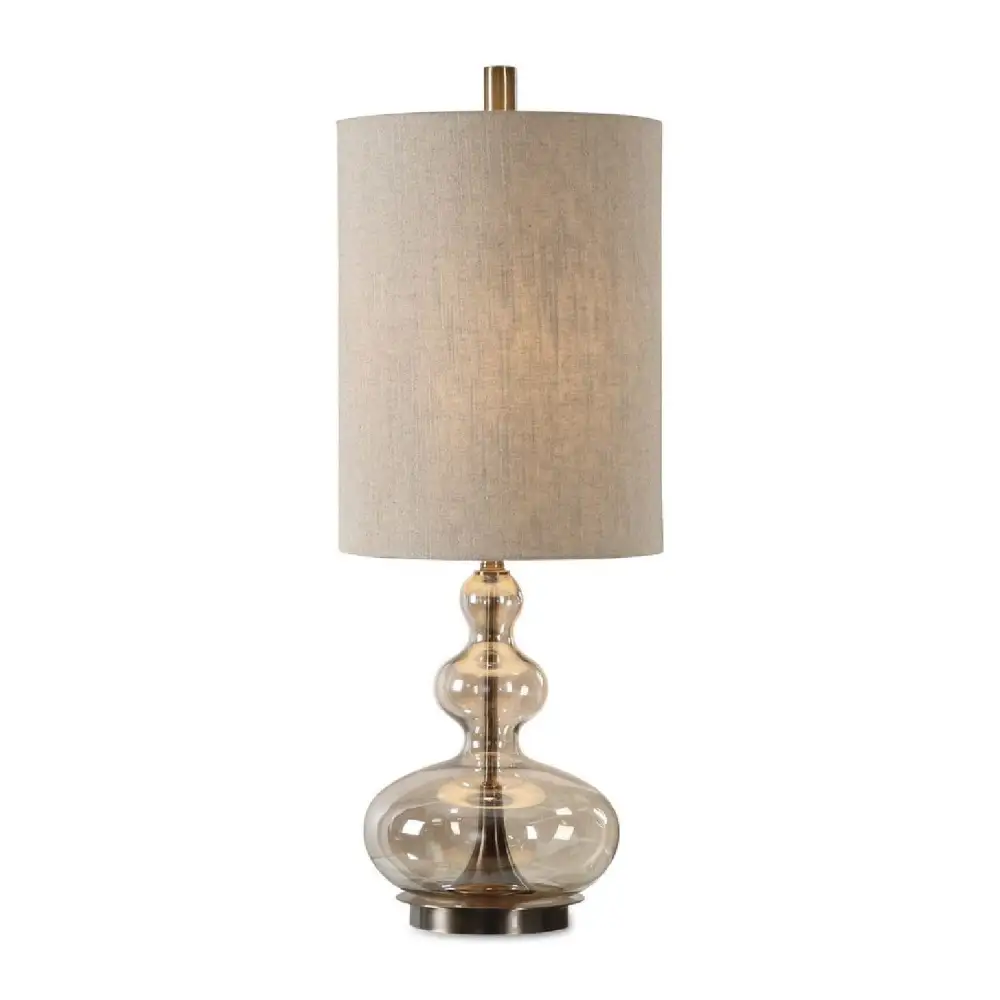 Wavy Glass Buffet Lamp
