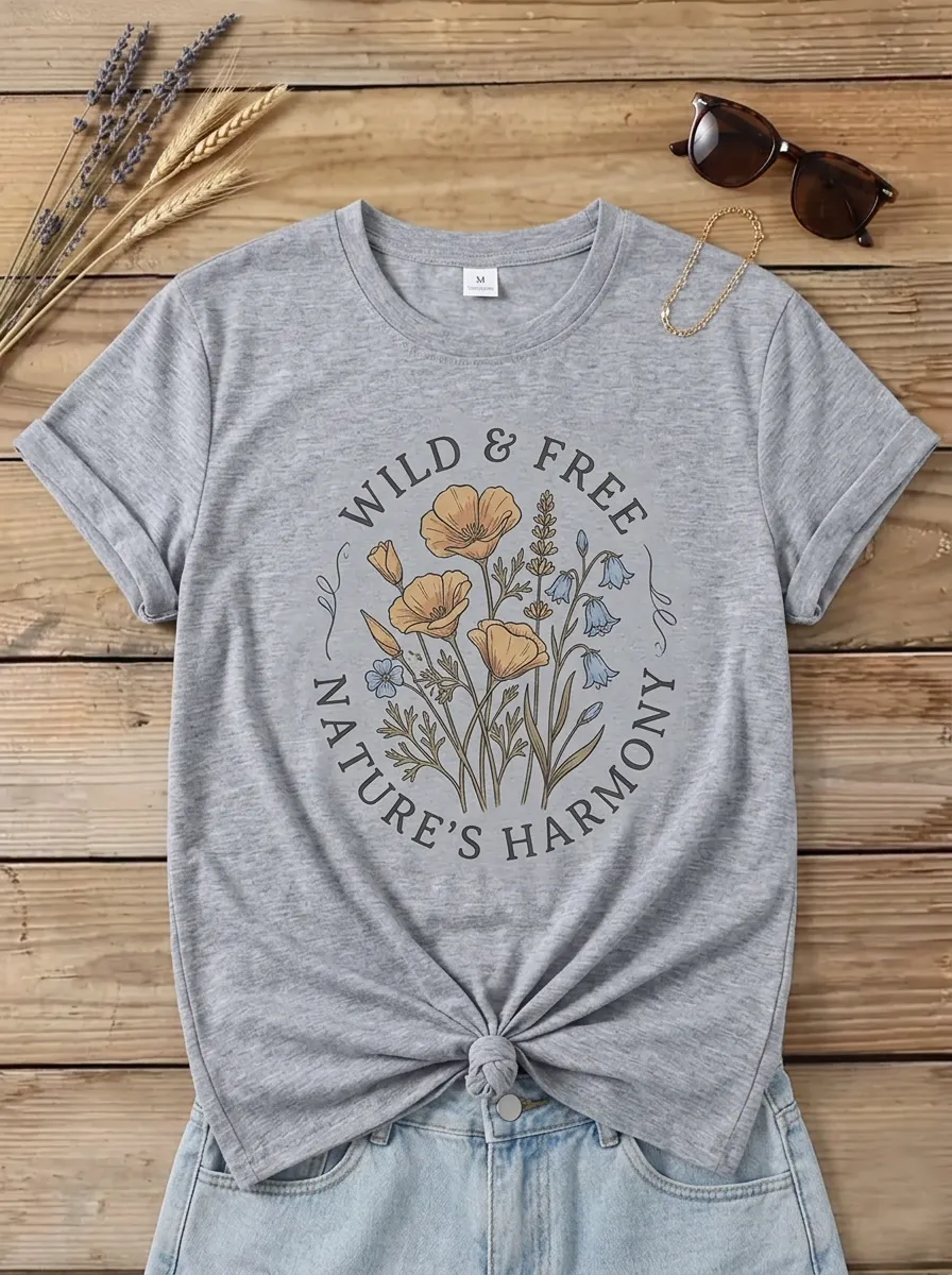 Nature Lover Wildflower T-Shirt