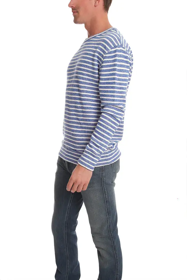 Long Sleeve Crewneck Cotton Sweater