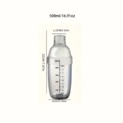 Graduated Drink Mixing Shaker