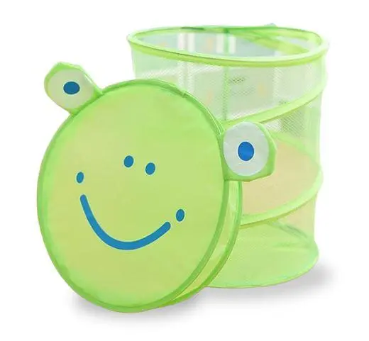 Classic Lidded Polyester  Laundry Basket