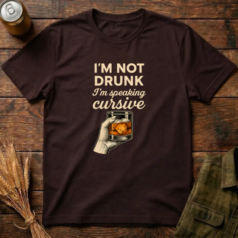 I'M Speaking Cursive Graphic Cotton T-Shirt