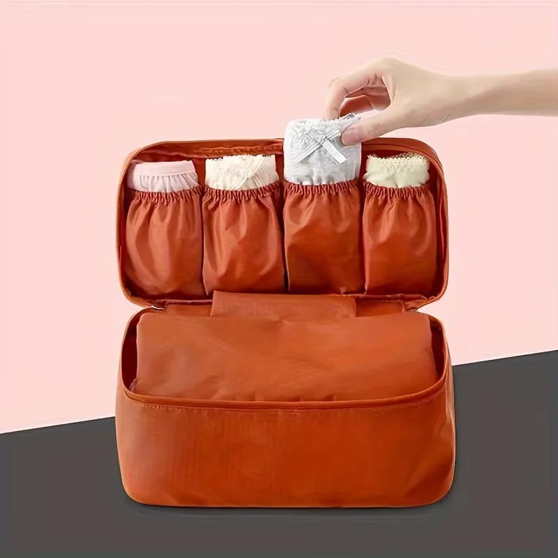 Multi-Compartment Lingerie Organizer Bag