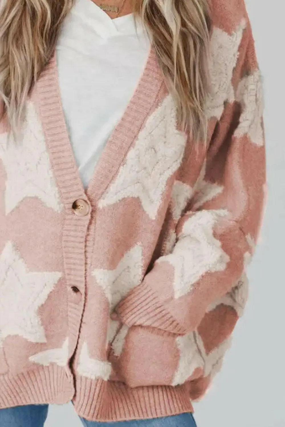 Long Sleeve Button Front Cardigan