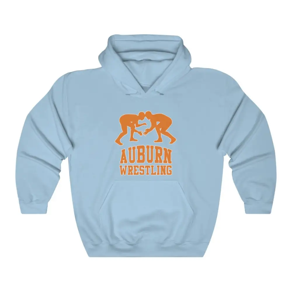 Relaxed Statement Print Wrestling Graphic Pullover Hoodie