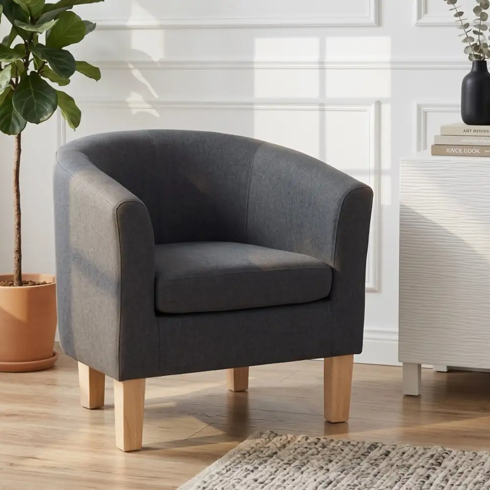 Clean Profile Reading Tub Armchair