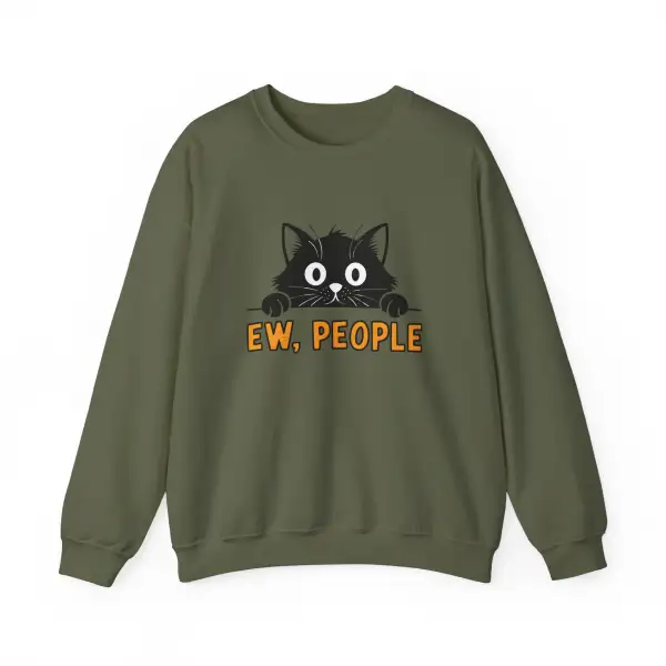 Anti Social Cat Crewneck Sweatshirt
