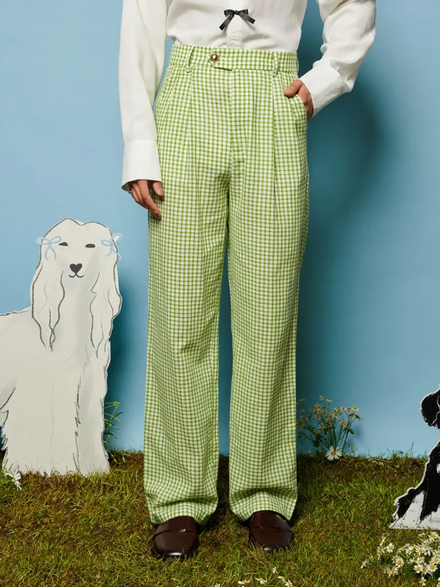 Gingham Trousers